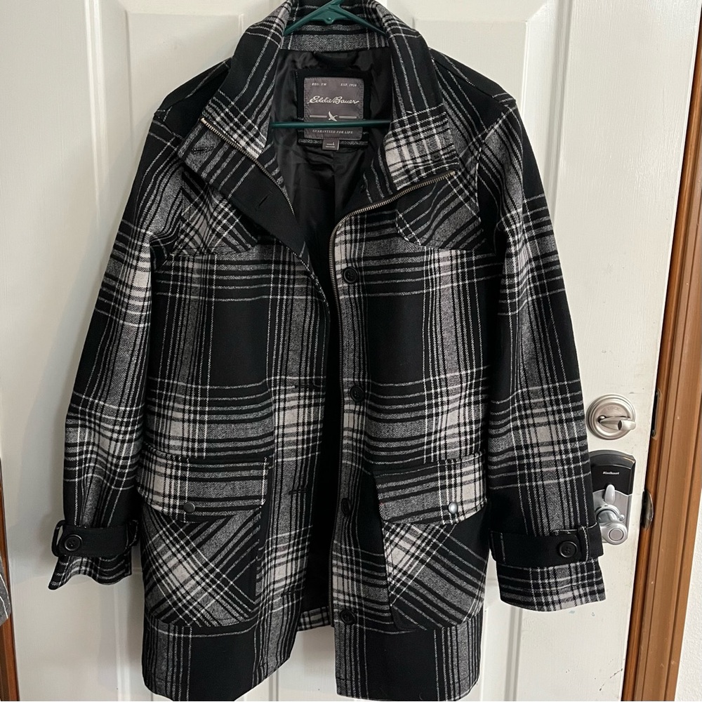 Wool women’s size large coat, never worn